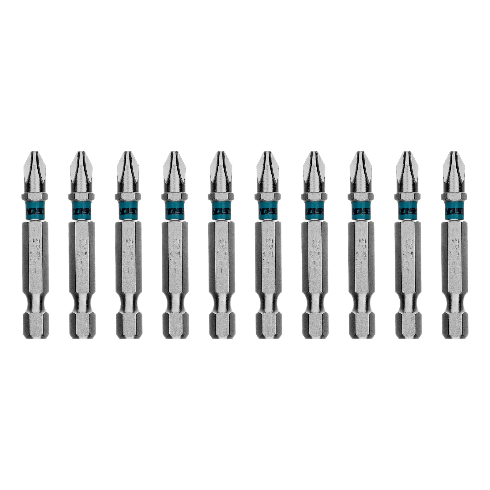 Бита PH2х50мм, сталь S2, шестигр., 10 шт. GROSS Gross 113035