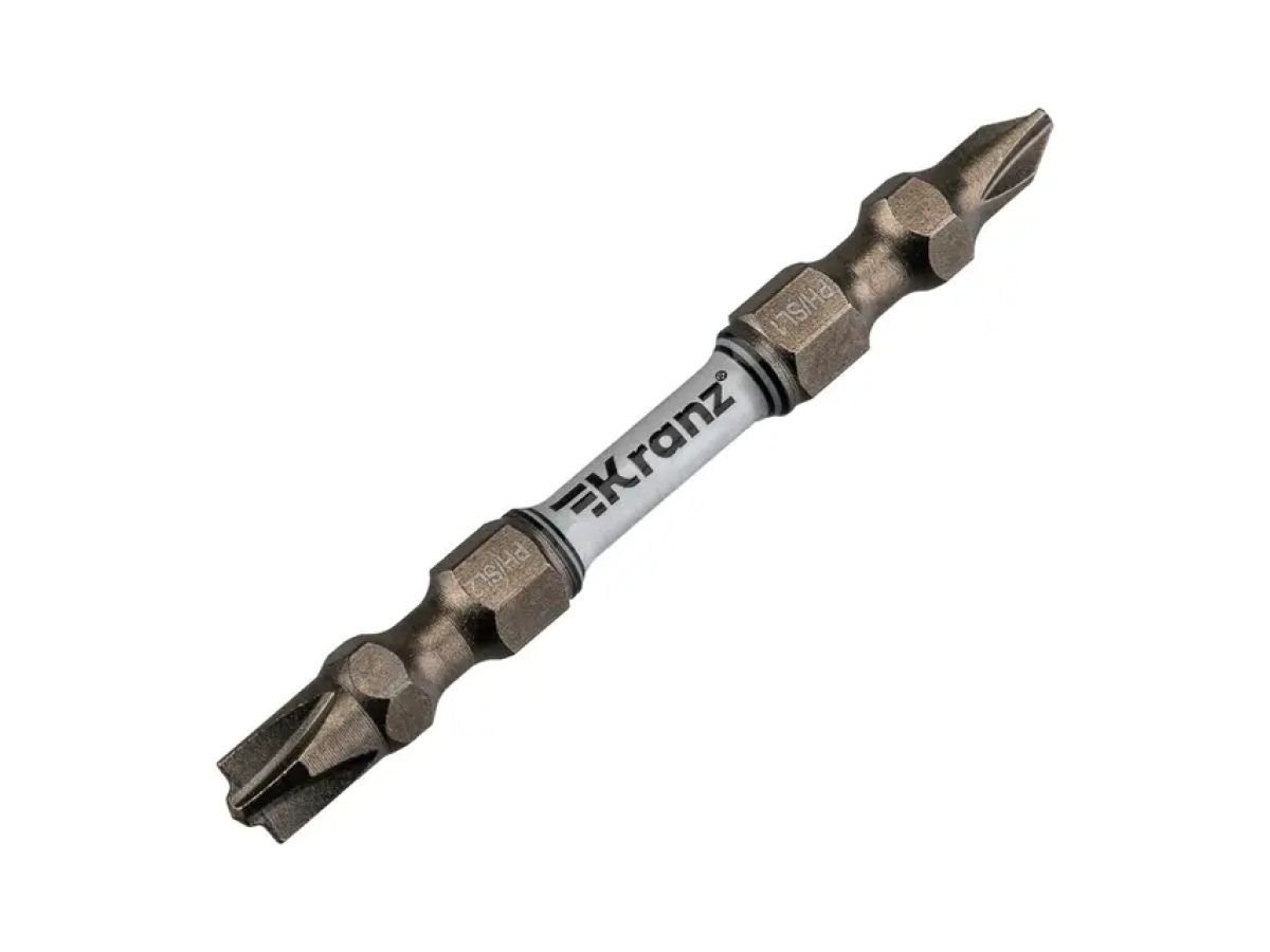 Бита для шуруповерта PH/SL1 x PH/SL2х65 мм (2 шт/уп)  KRANZ KR-92-0451-1