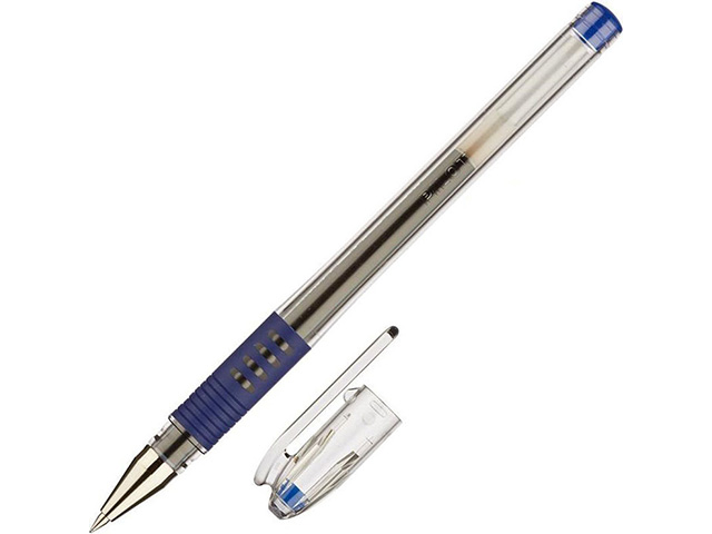 Ручка гелевая G-1 GRIP 0,5 мм синий, резиновый грип,  PILOT BLGP-G1-5-L