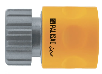 Соединитель пласт. быстросъемный, внутр. рез. 3/4", аквастоп, однокомпонентный, LUXE PALISAD 66262