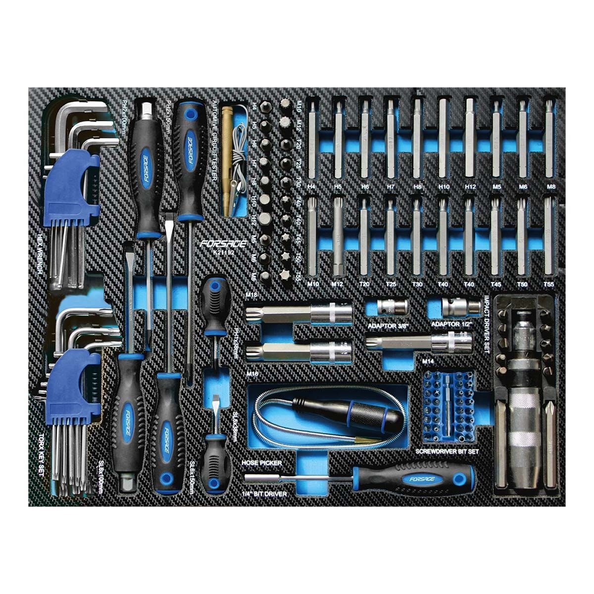 Набор инструментов 119пр.  Forsage F-K21192