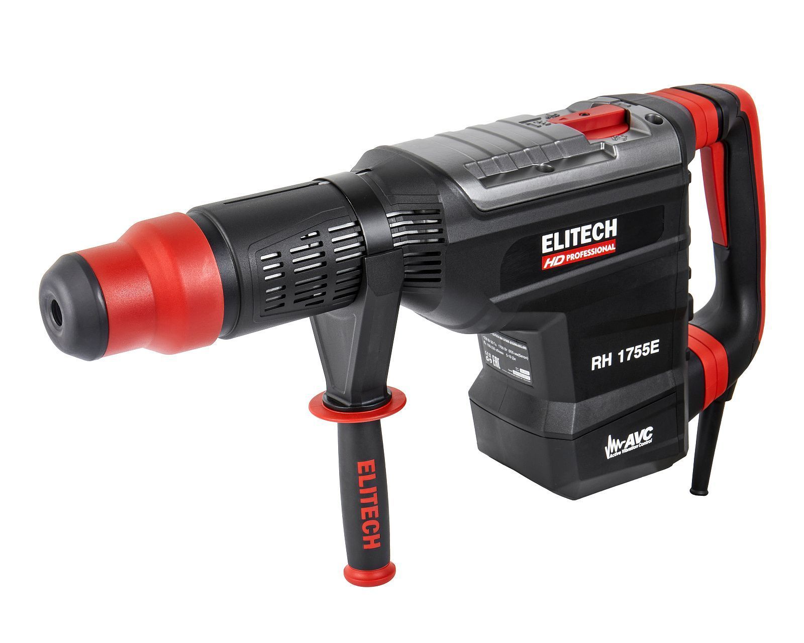 Перфоратор RH 1755E сетевой ,HD ,1700Вт ,5-19Дж , SDS-Max , AVT ,Кейс,  ELITECH 204002