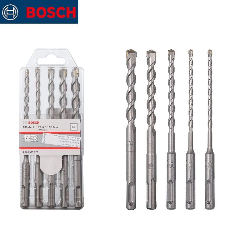 Набор_Буры SDS-plus -1 (6/6/8/10/12x160 мм) BOSCH 2.608.579.120