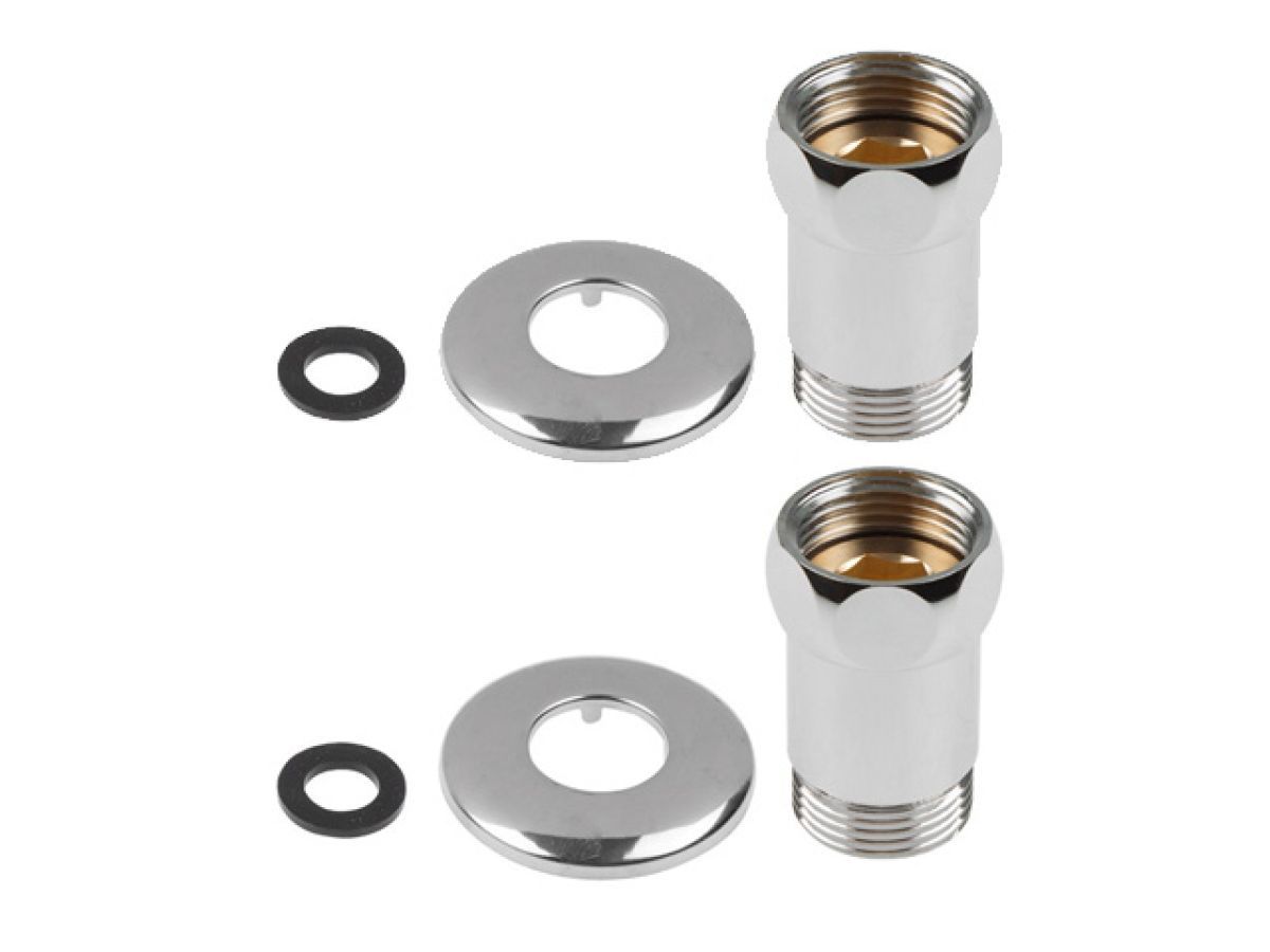 Американка прямая 1" внутренняях1/2" наружная резьба (2 шт. в уп.) (для полотенцесушителя) AV Engineering AVE156003-1