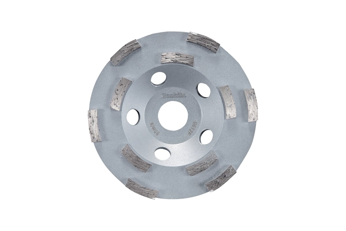 Алмазная чашка 125х22,23 мм (двухрядная / "Эконом") на УШМ MAKITA D-41458