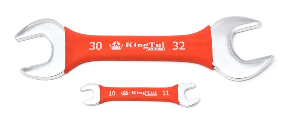 Ключ рожковый 16х17мм в прорезиненной оплетке KingTul kraft KINGTUL KT-101617k(321617)