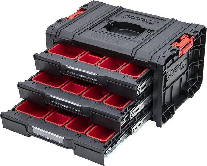Ящик для инструментов System PRO Drawer 3 Toolbox 2.0 Basic (черный) QBRICK SKRQPROD3B2CZAPG001