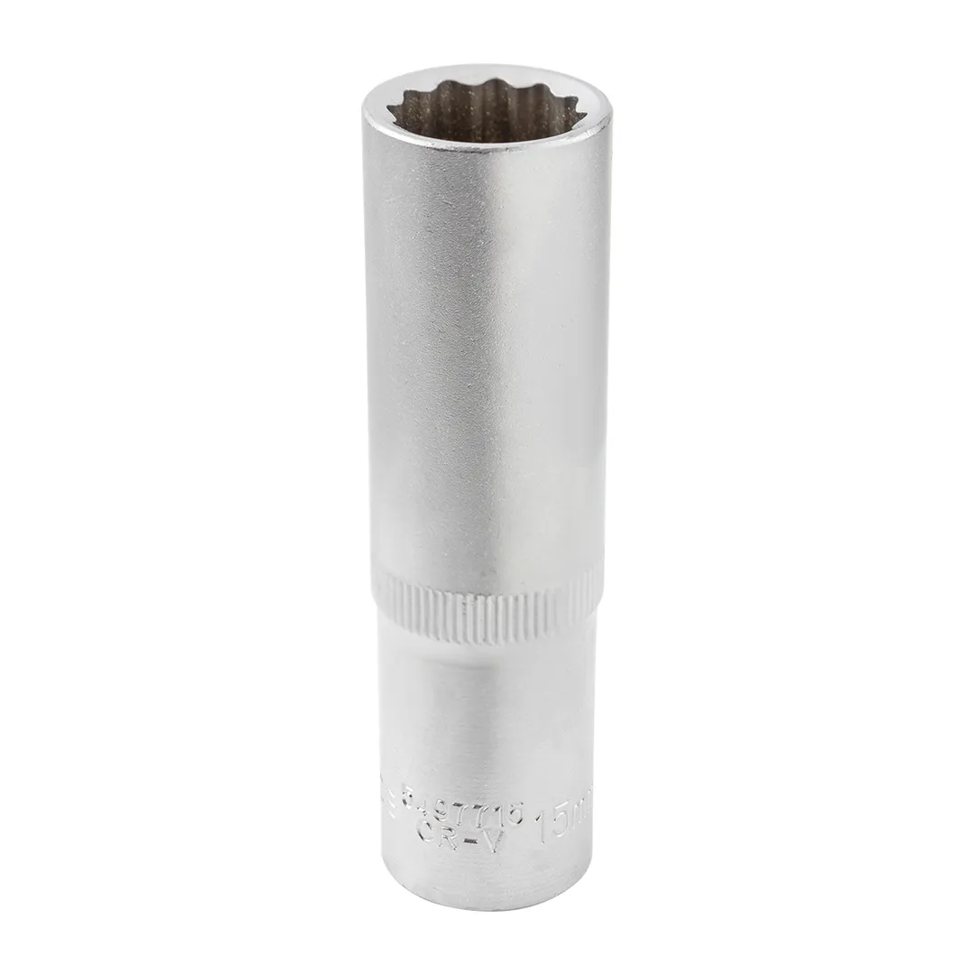 Головка 1/2" 12гр. глубокая 15 мм. Rock FORCE RF-5497715