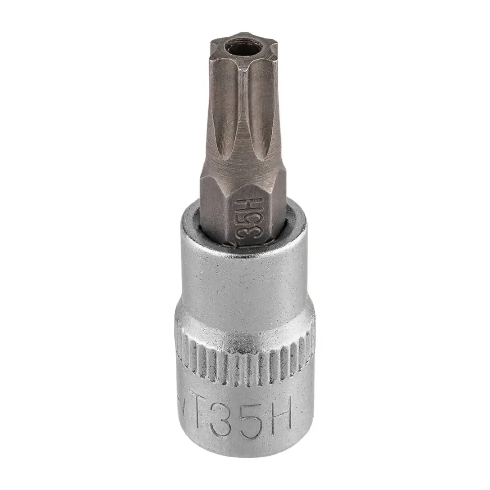 Головка-бита TORX 1/4", T35H c отверстием RockFORCE RF-3273235