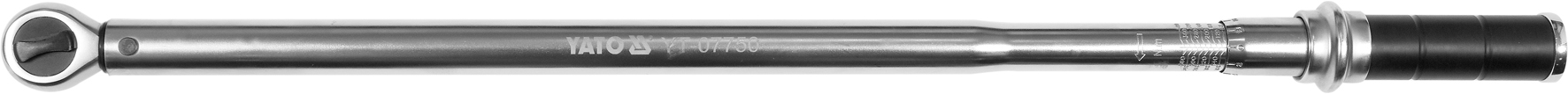 Ключ динамометрический 3/4"  685-704mm (80-400Nm)  YATO YT-07750