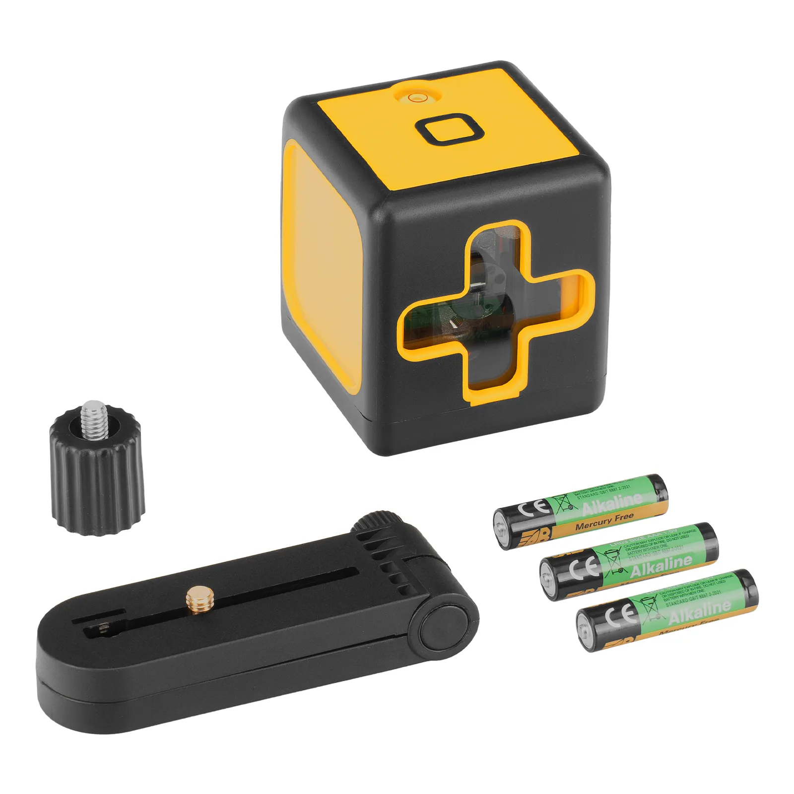 Лазерный уровень DQB, 30 м, зеленый луч, батарейки, сумка DENZEL 35016