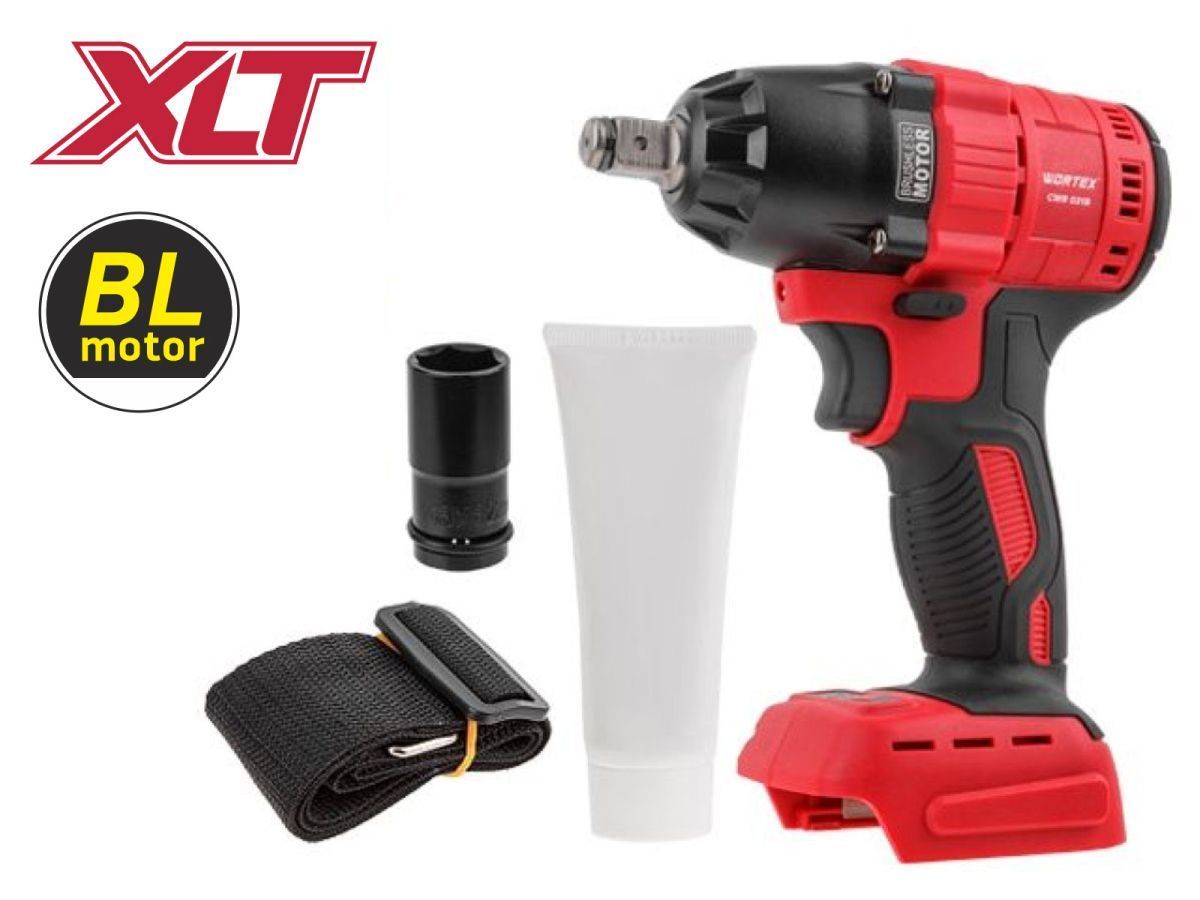 Аккумуляторный ударный гайковерт, 1/2", 18В, БЕЗ АКБ, 310Нм, WORTEX CWR031800029