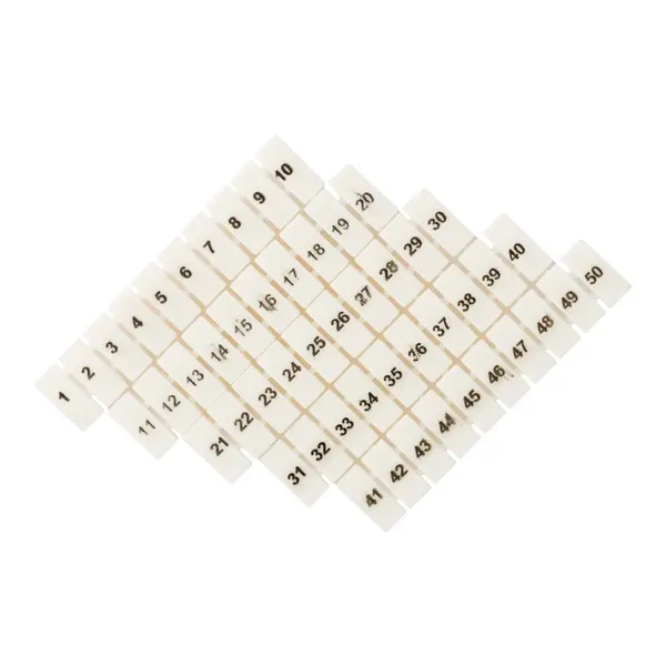 Маркеры для JXB-ST 1,5 с нумерацией 1-50 (100 шт.) PROxima EKF zb-st-1.5-1-50