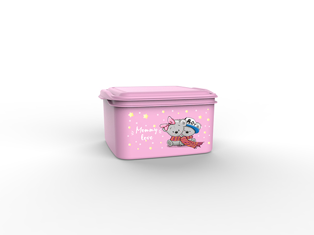 Контейнер универсальный Mommy love 1.5 л, нежно-розовый (167х156х88 mm)  ...BEROSSI ИК48863000