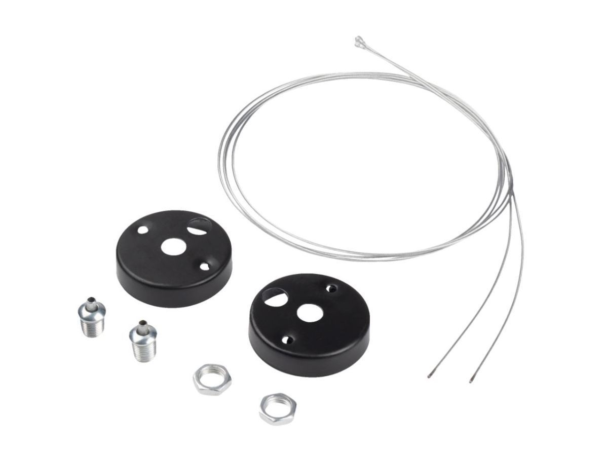 Комплект креплений PSO-01 S-2x1.0 m BLACK для подвесного монтажа JAZZWAY 5052314
