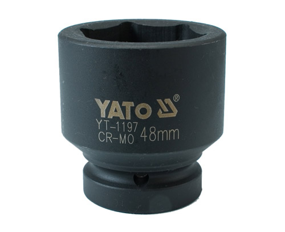 Головка торцевая ударная 1" 6гр. 48mm L73mm CrMo  YATO YT-1197