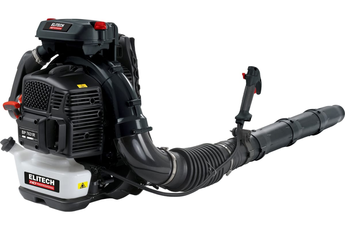 Воздуходувка BP 7631R бензиновая (HD/3,1кВт/92м/с /1500 м3/ч)  ELITECH 204654