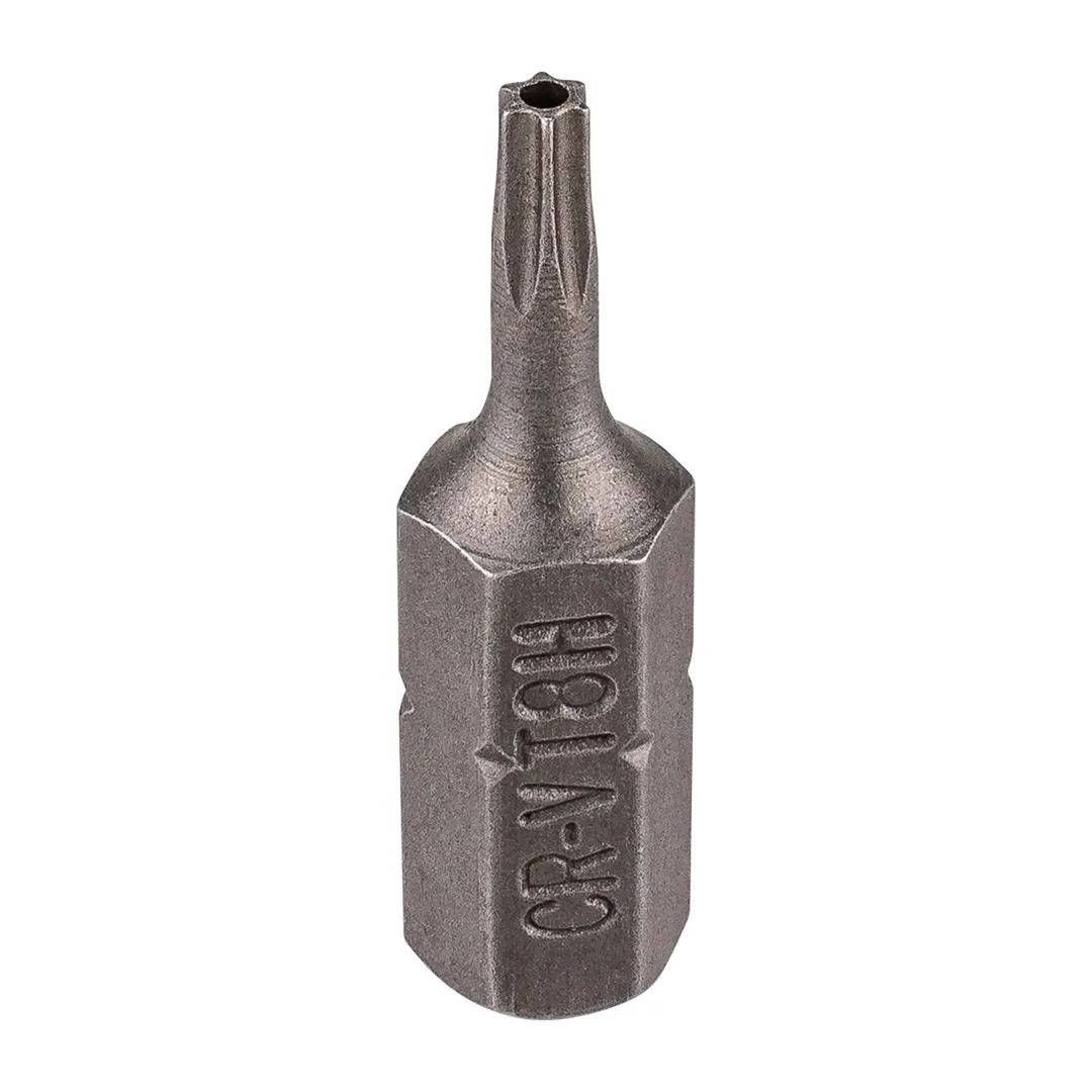 Бита TORX 1/4", T8Hх25ммL c отверстием RockFORCE RF-1272508