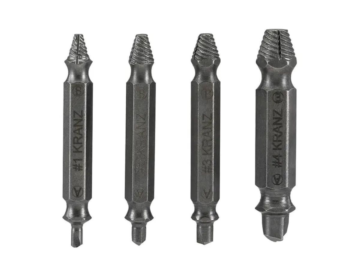 Набор экстракторов для шурупов Профи KRANZ KR-12-6703