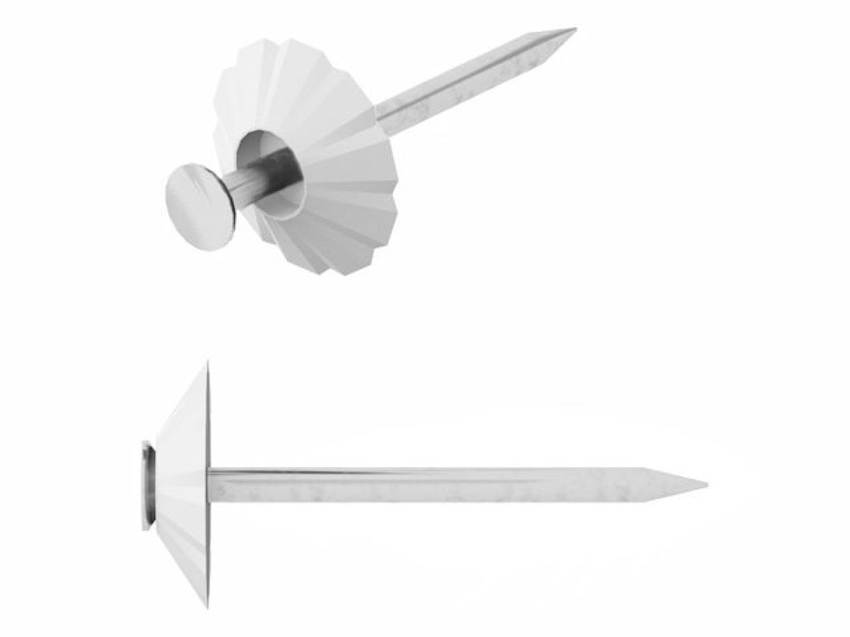 Гвозди декоративные 1.8х32 mm белая шляпка (100 шт) STARFIX SMZ1-105686-100