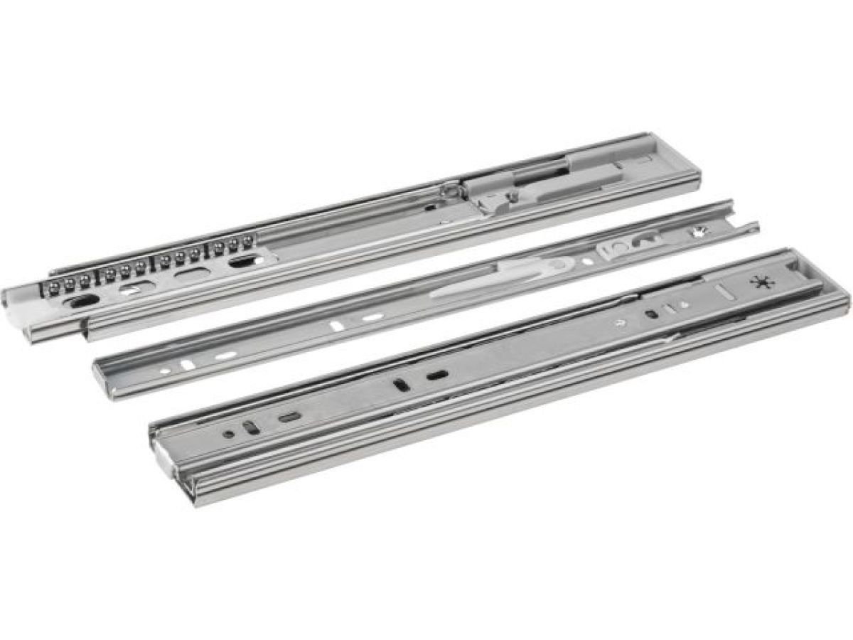 Направляющая шариковая полного выдвижения 350х45 mm Push to open 2 шт STARFIX SMF-61988-2