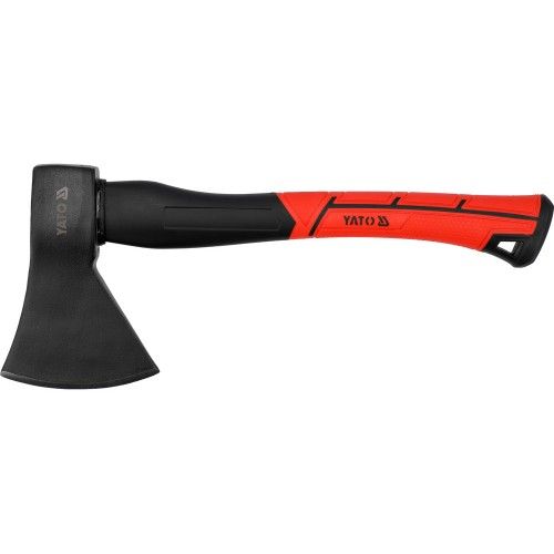 Топор 1000гр. c фиберглассовой ручкой, 385мм., 48-58 HRC  YATO YT-79976