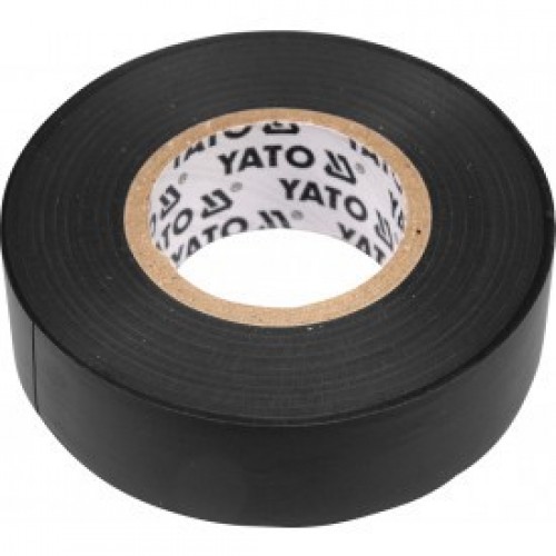 Изолента ПВХ черная 15mm х 20м х 0.13mm YATO YT-8159