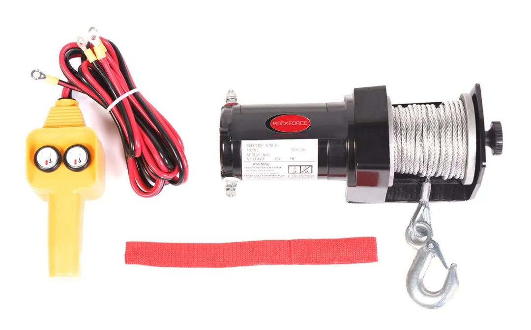 Лебедка автомобильная 900 кг., 12V Rock FORCE RF-TRH92000