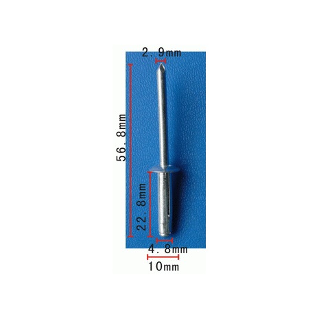 Клипса для крепления внутренней обшивки а/м универсальная металлическая (100шт/уп.)  ...Forsage H2120(universal)