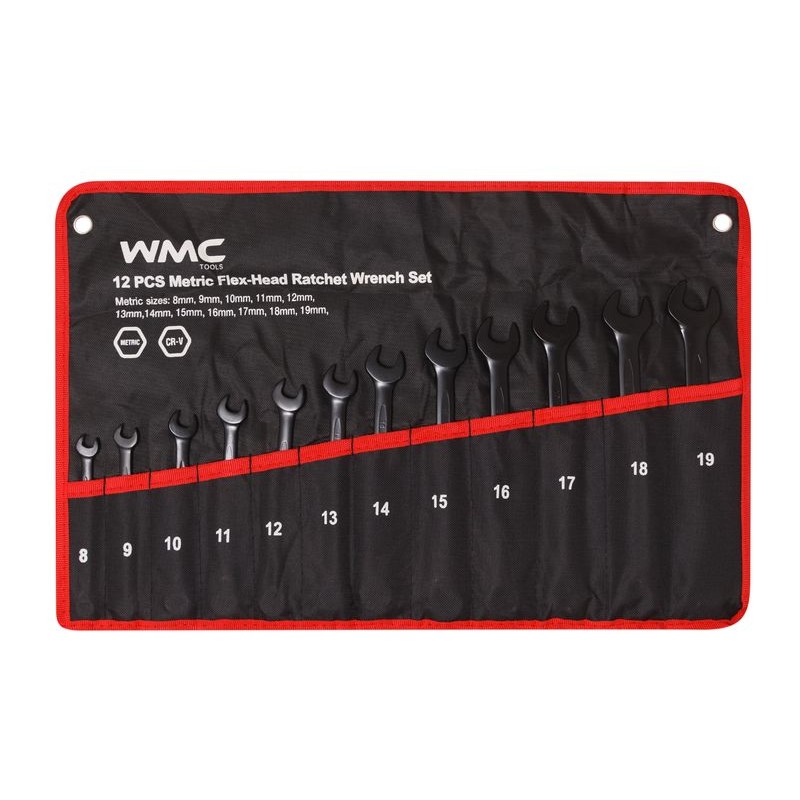 Набор ключей комбинированных 12 пр. (8-19 мм.)  WMC TOOLS 3012WMC