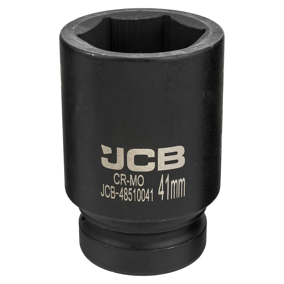 Головка ударная глубокая 41мм (6гр.), 1''  JCB JCB-48510041