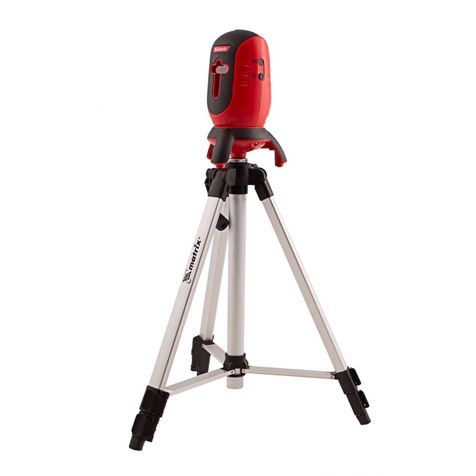 Лазерный уровень ML01T, 10 м, ±0,5mm/1м, 650 нм, резьба 5/8", штатив  ...Matrix 35063