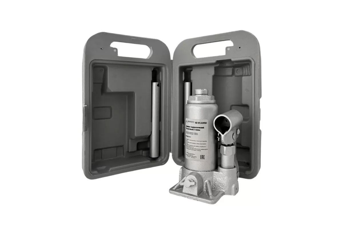 Домкрат бутылочный в кейсе 2т, 150-290мм, Хорекс Авто HZ 01.4.015J