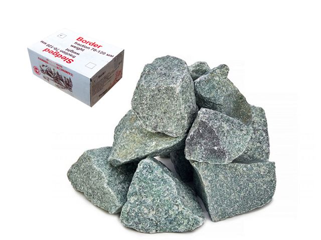 Камень для бани Жадеит, колотый, коробка по 10 кг  ARIZONE 62-101004