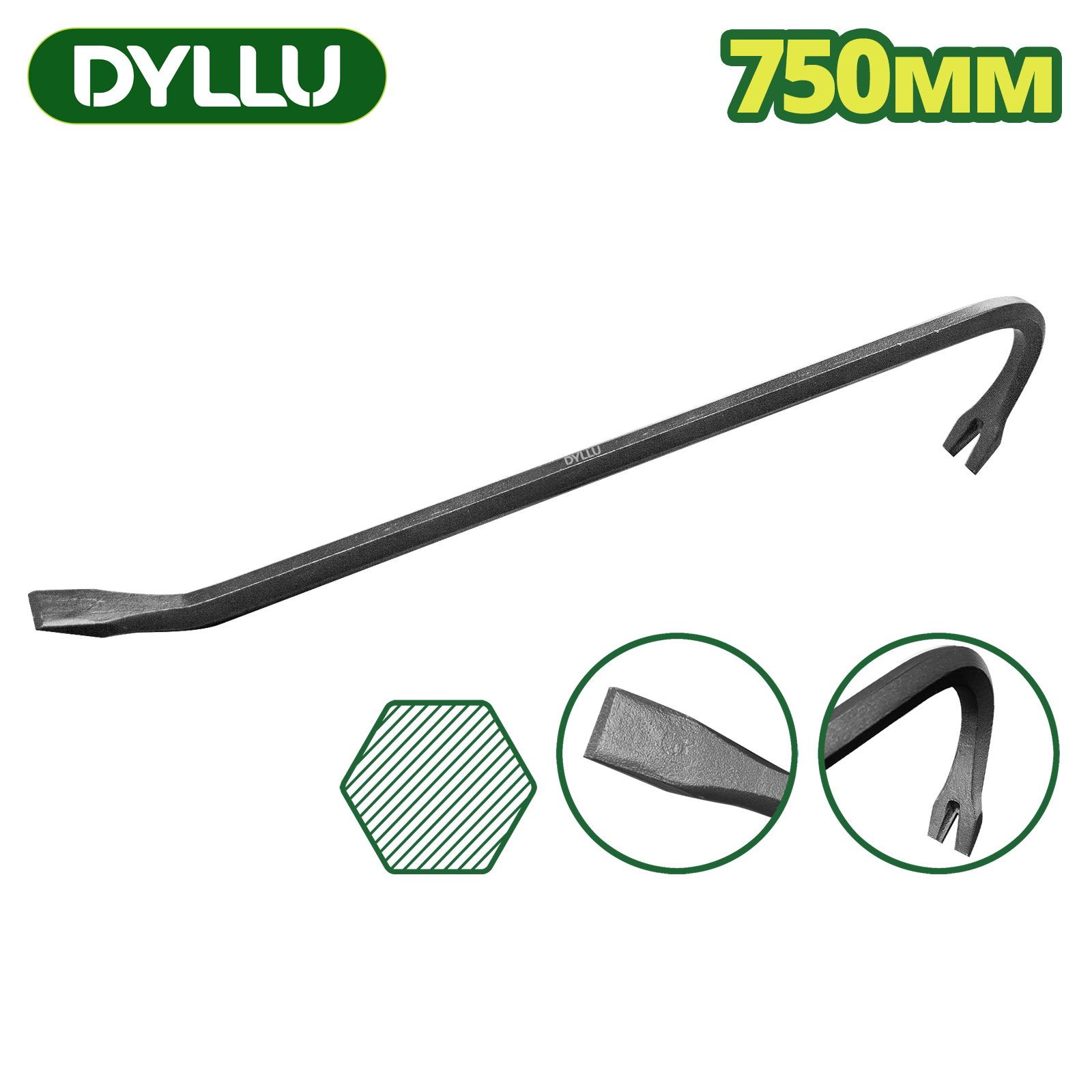 Лом-гвоздодер 750 мм  DYLLU DTQB1375