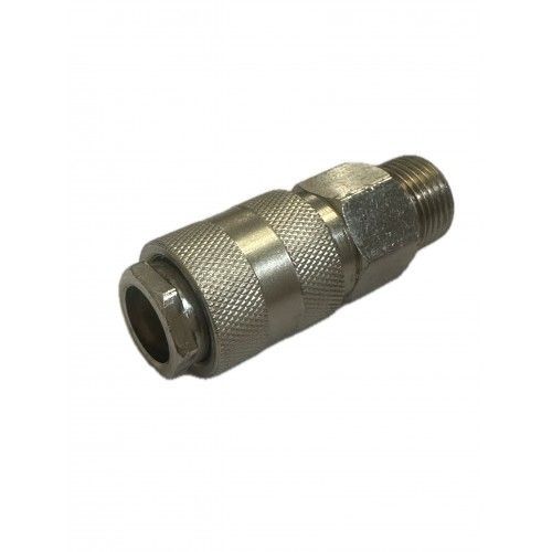 Быстроразъем пневматический с обратным клапаном, наружная резьба 1/4" H-D HD-UQ3-14M