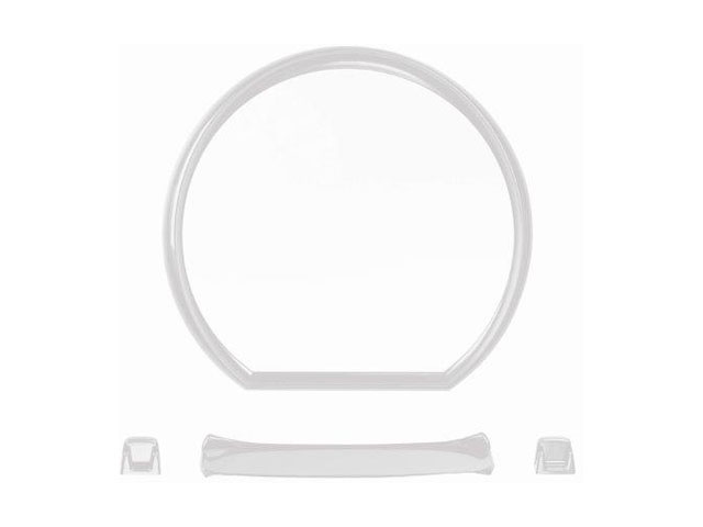 Набор для ванной Lumi ring, снежно-белый (450*39*590)  BEROSSI НВ37201000
