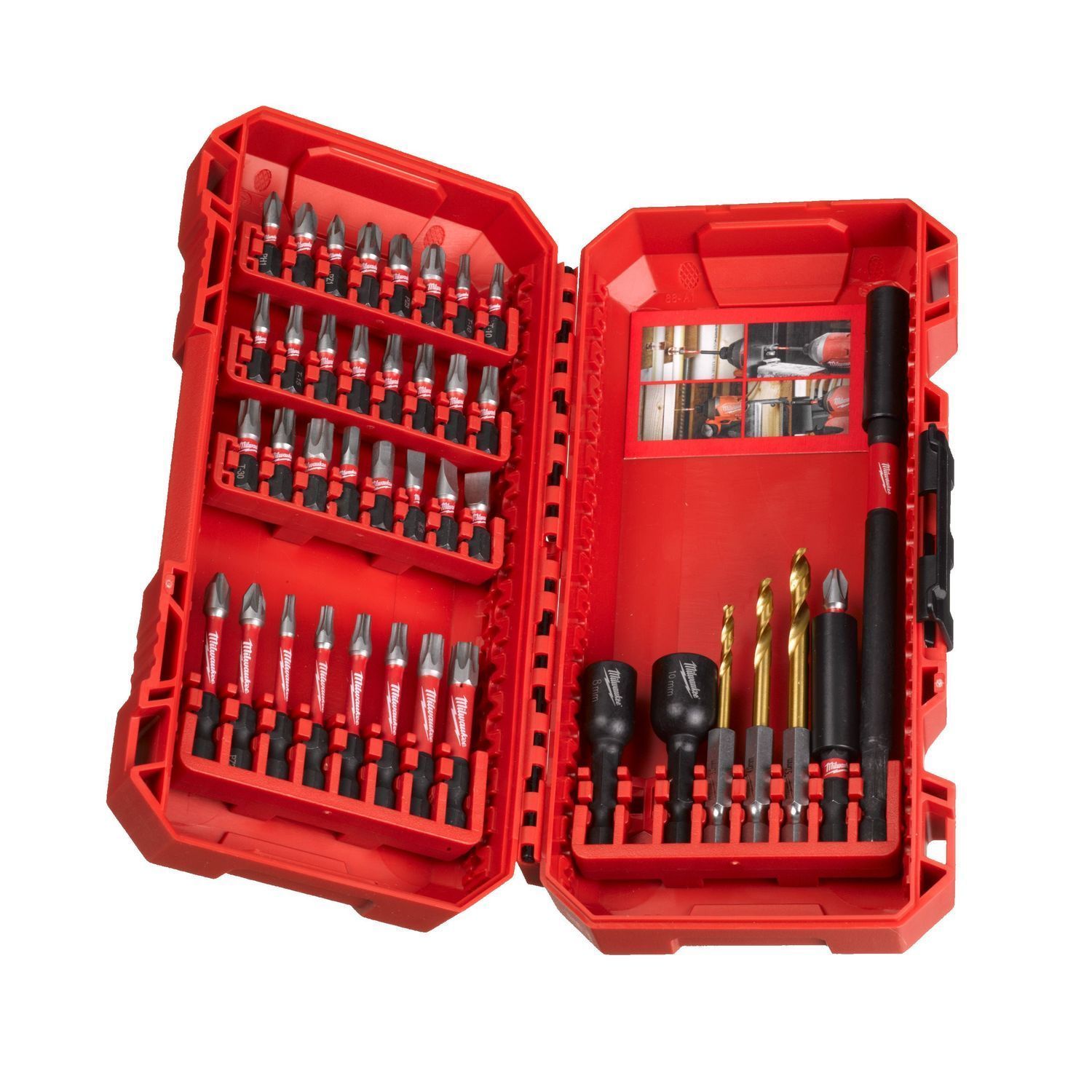 Набор бит, головок и сверл Shockwave Impact Duty (40 шт) Milwaukee 4932492004