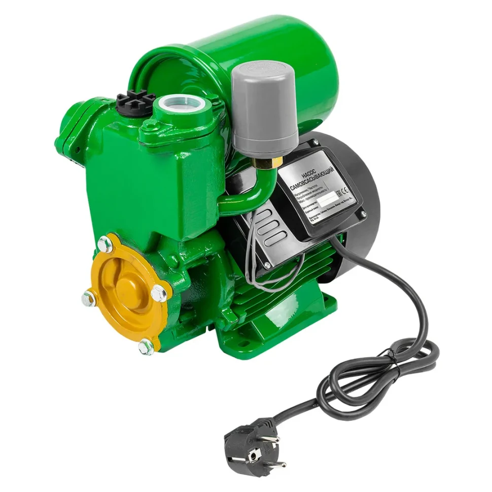 Насос самовсасывающий ,230В, 50Гц, 250Вт, 30л/мин, (обмотка AL) RockFORCE RF-PS170 ALU