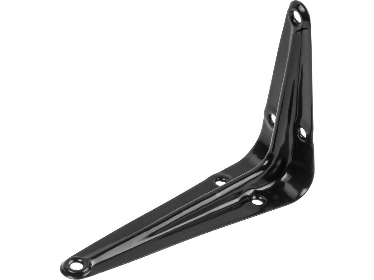 Кронштейн с ребром жесткости 125х150 мм черный STARFIX SMP-44042-1