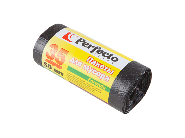 Пакеты для мусора Formula, 35 л, 50 шт. PERFECTO LINEA 46-048050