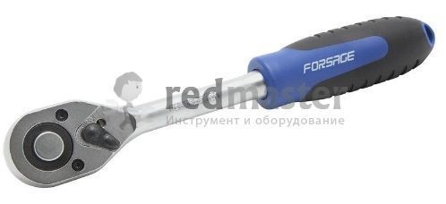 1/2" Трещотка с резиновой ручкой (45зуб.)  Forsage F-80242