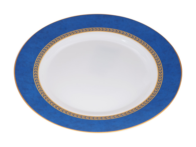 Тарелка обеденная стеклокерамическая, 275 mm, круглая, AMEERAH BLUE  ...DIVA LA OPALA 13-127539