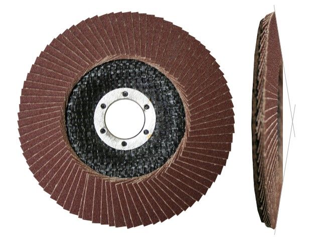 Круг лепестковый 125x22mm А80 конический КЛТ2  LUGAABRASIV 4603347277133