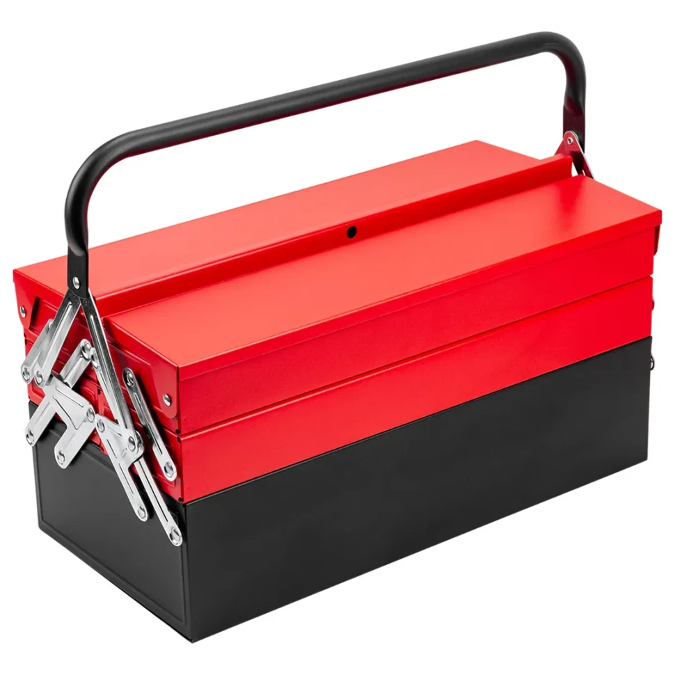 Ящик металлический складной 5-и секционный (200х210х460мм, 45х95х450мм-4 секции, 100х200х450мм-1 секция) JBC JBC-NTBC128