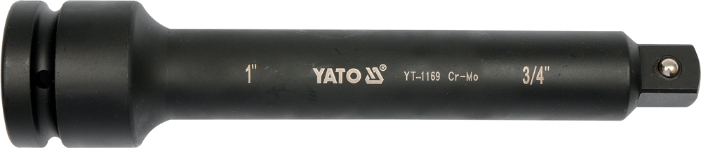 Головка-переходник ударный 1"(F)x3/4(М)  L250mm CrMo  YATO YT-1169