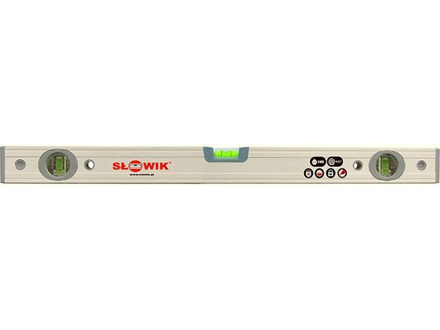Уровень 1500 mm 3 глаз. брусковый, серебро PN33 (быт., 650 гр/м, 0.30 mm/м) SLOWIK 73153