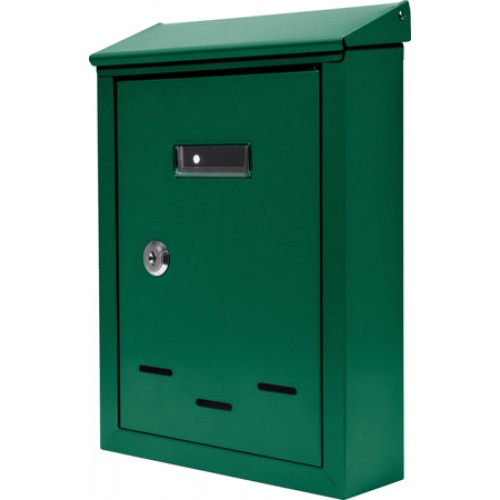 Ящик металлический почтовый 285х200х60мм зеленый  VOREL 78543