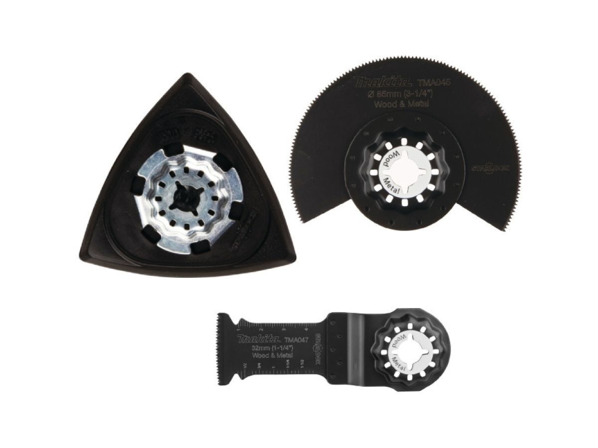 Набор насадок для реноватора STARLOCK, 3 шт (В-64814, В-65115, В-64799) MAKITA 199515-3