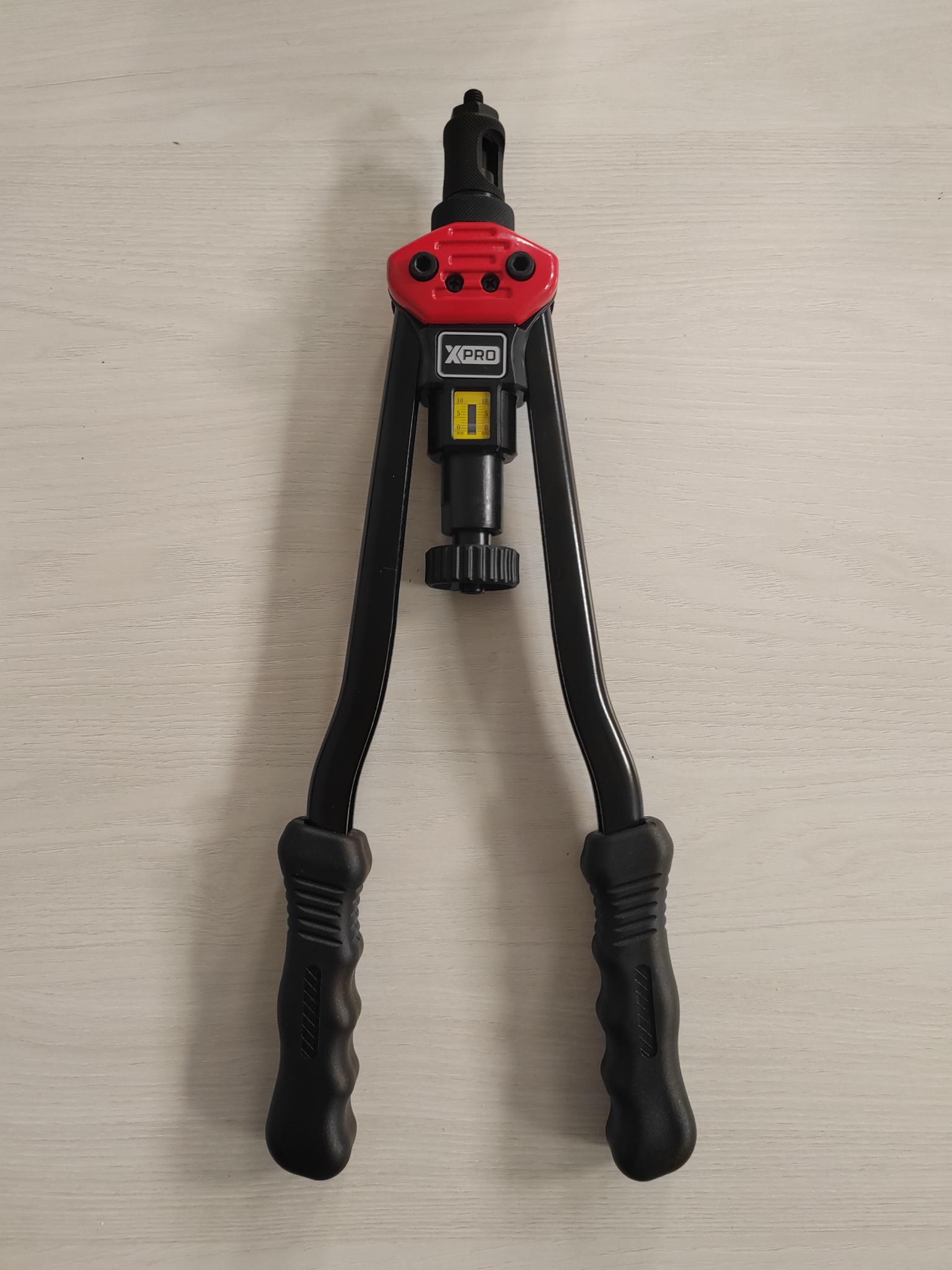 Заклепочник двуручный резьбовой (М3-М12), 410 мм,  XPRO XR-7107 УЦЕНКА